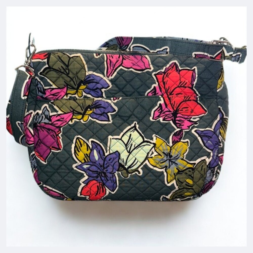 Vera Bradley Falling Flowers Pattern Carson Cross… - image 2